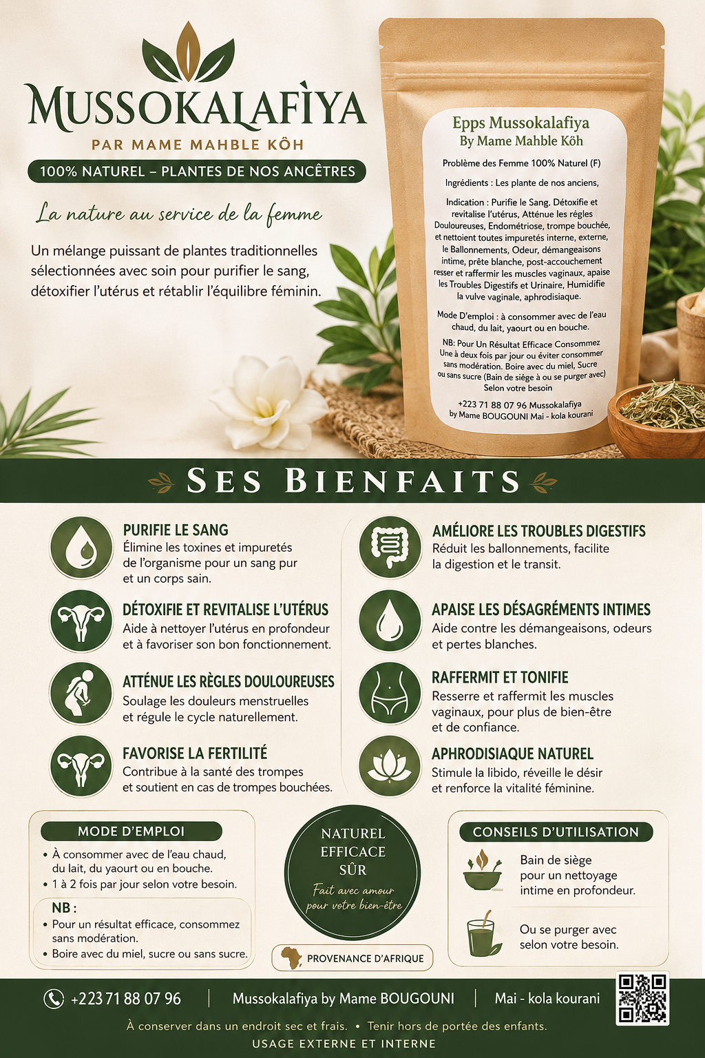 Poudre problème de femme