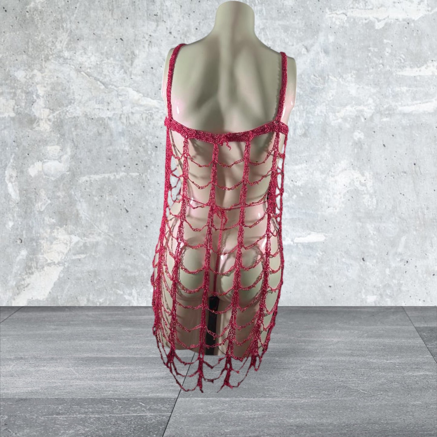 Nuisette tricoter a la main rose