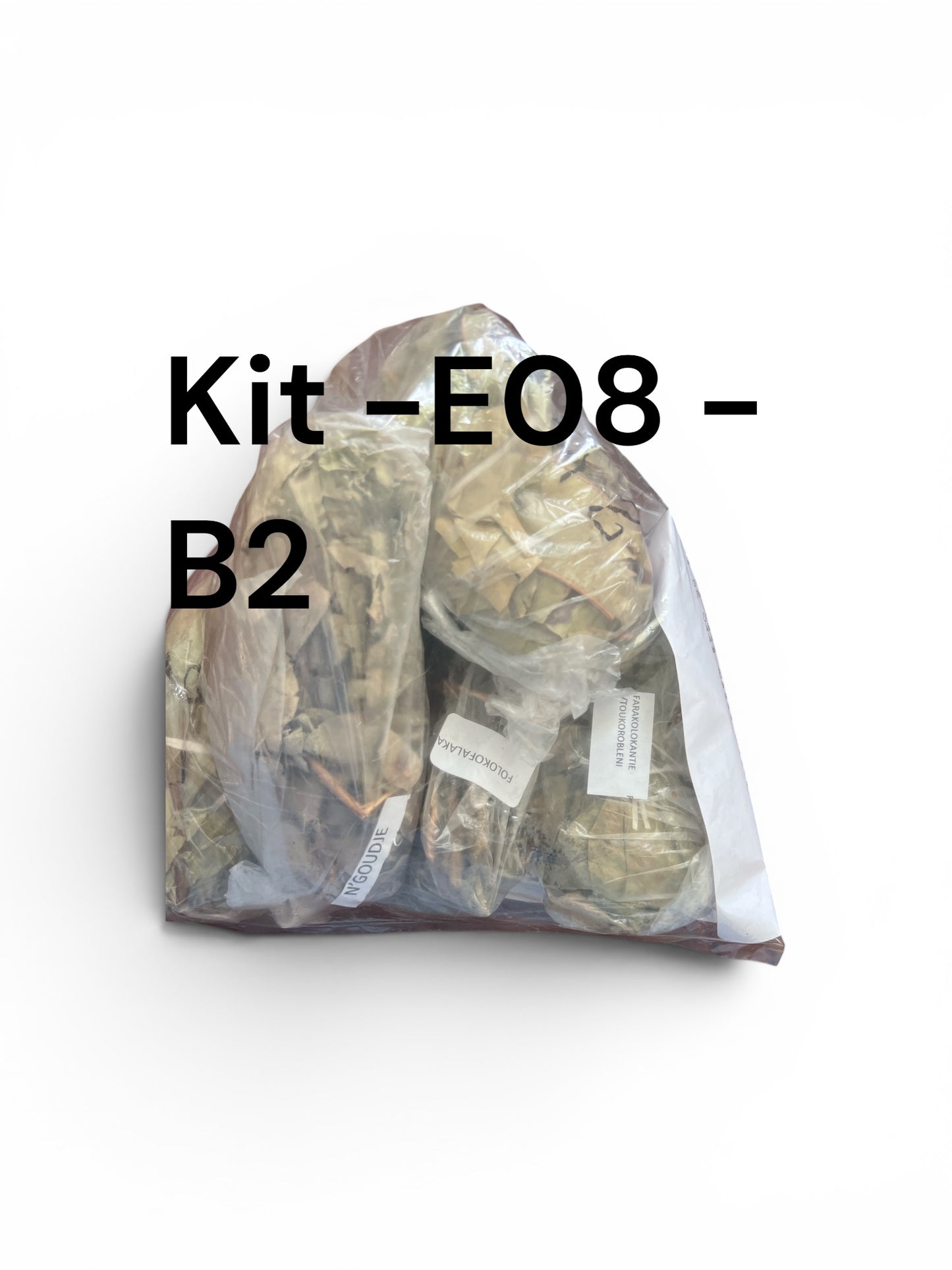 kit E08-B2 de plantes traditionnelles -vitalité &Bien-être