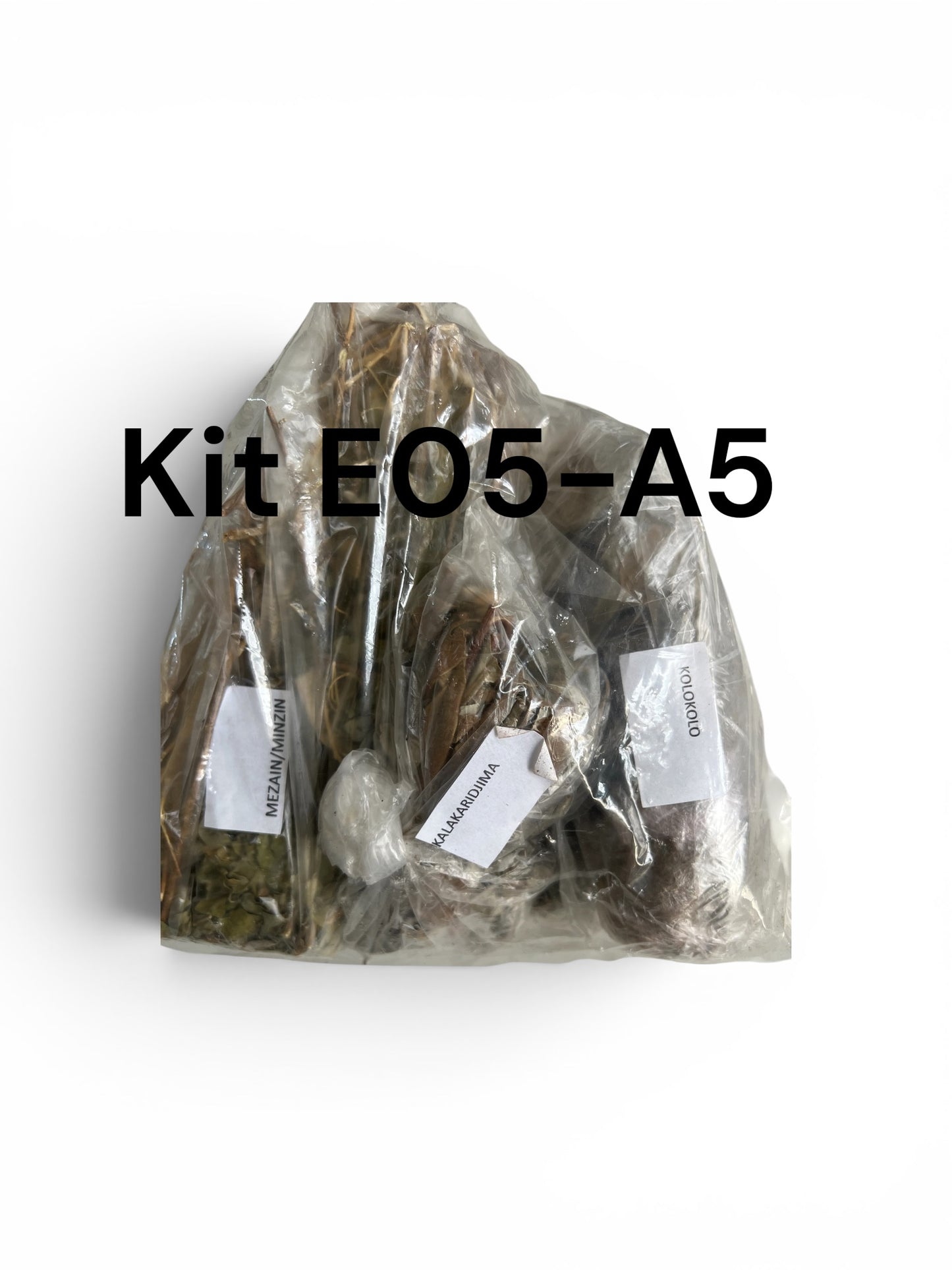 KIT E05-A5- de plantes traditionnelles -motivation, persévérance & Bien-être
