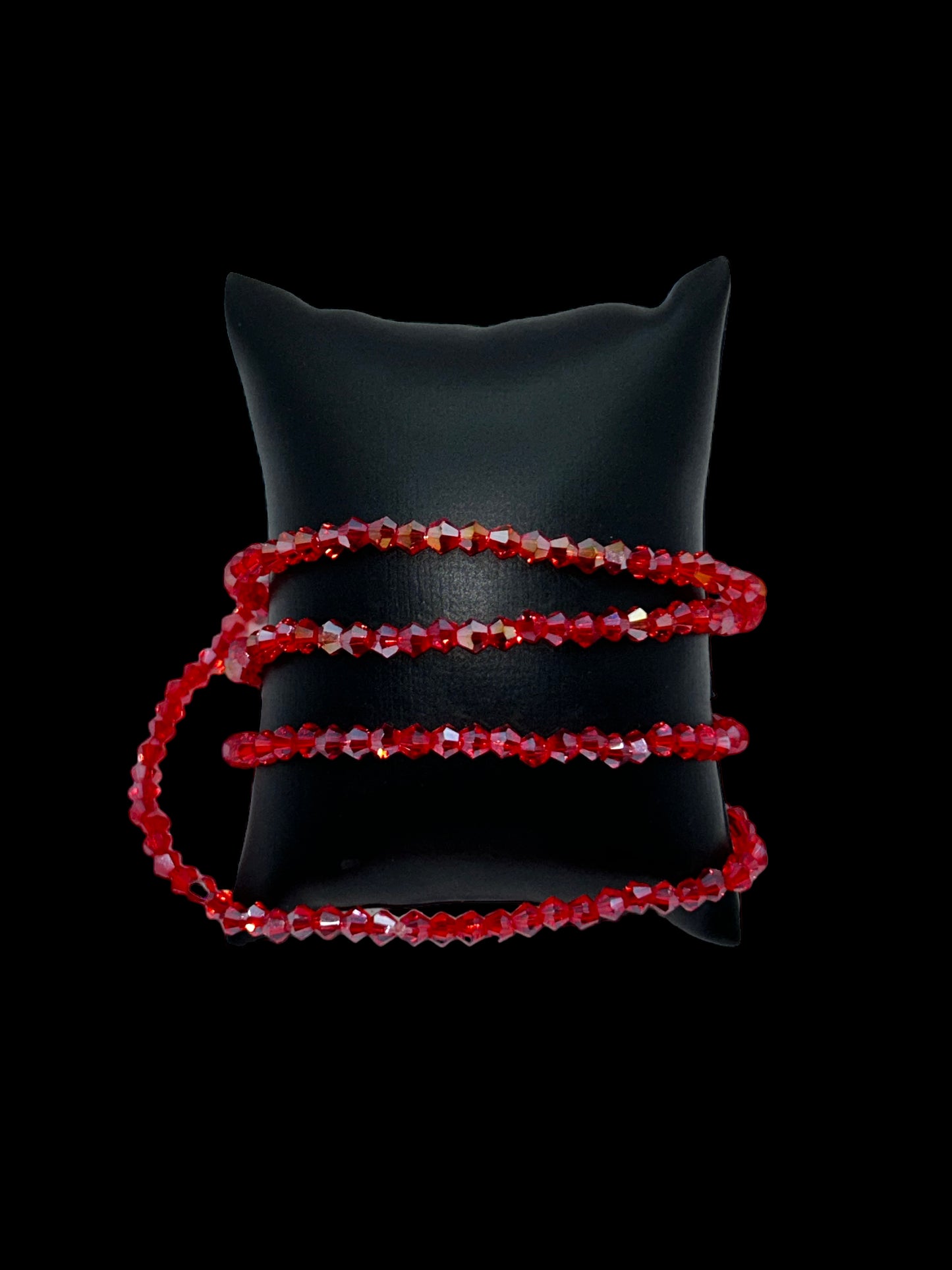 Baya diamants rouge en perles